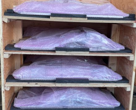 International wood shipping crate for international shipping