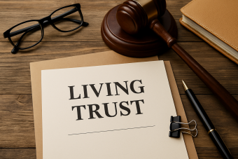 Living Trust on a Desk in Mojave, CA