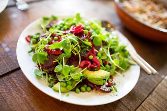 spring peas & beets salad